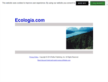 Tablet Screenshot of ecologia.com